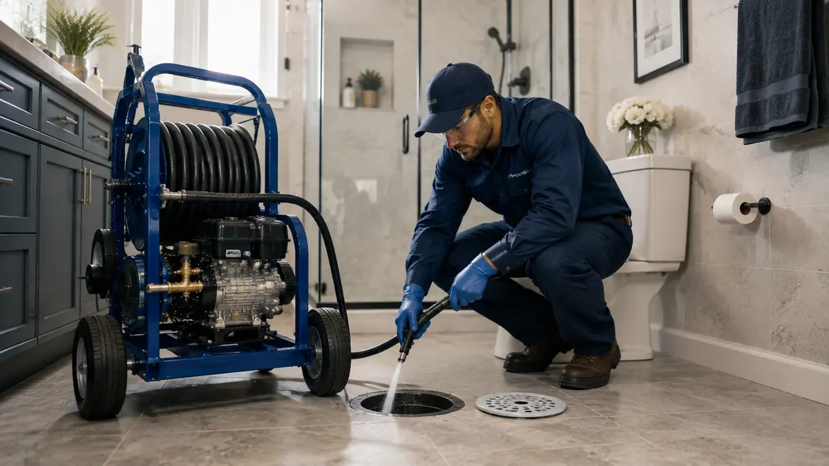 Bathroom Drain Hydro Jetting in La Puente