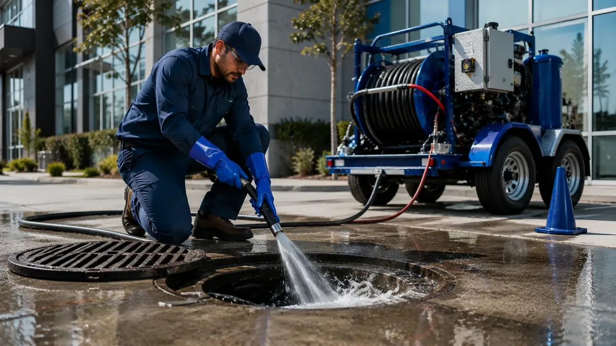 Commercial Hydro Jet Drain Cleaning in La Puente