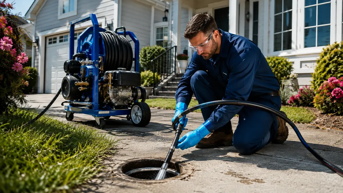 Residential Hydro Jet Drain Cleaning in La Puente